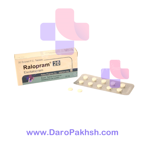 قرص رالوپرام 20 میلی گرم