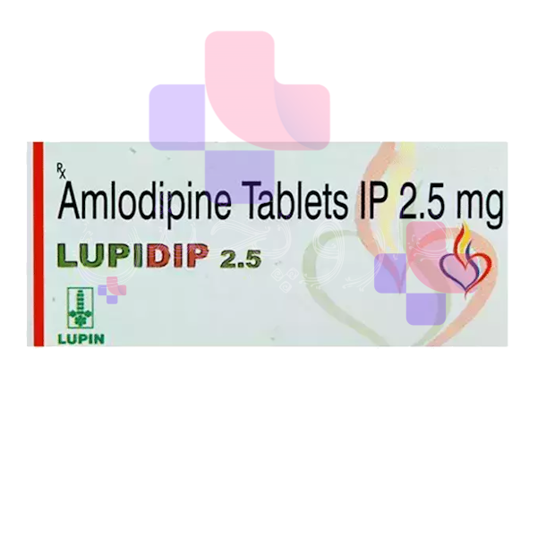 قرص آملودیپین لوپین 2.5 میلی گرم AMLODIPINE LUPIN Tablet 2.5 mg