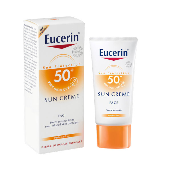  کرم ضد آفتاب پوست خشک اوسرین SPF50 حجم ۵۰ میلی لیتر