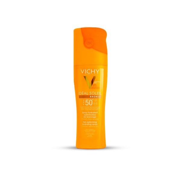  اسپری برنزه کننده +SPF50 ویشی مناسب انواع پوست ۲۰۰ میلی لیتر