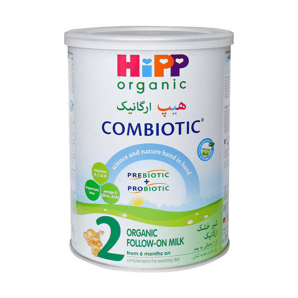  شیر خشک ارگانیک شماره 2 هیپ مخصوص از 6 ماهگی به بعد 350 گرم