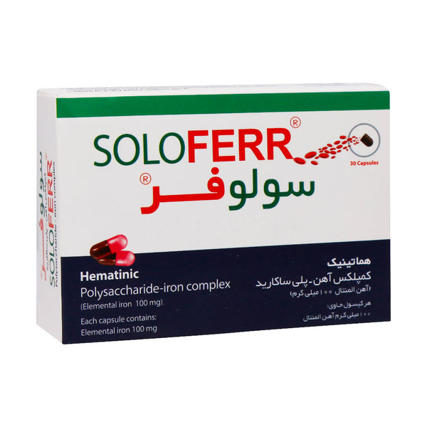  کپسول سولوفر کیش مدیفارم 30 عدد