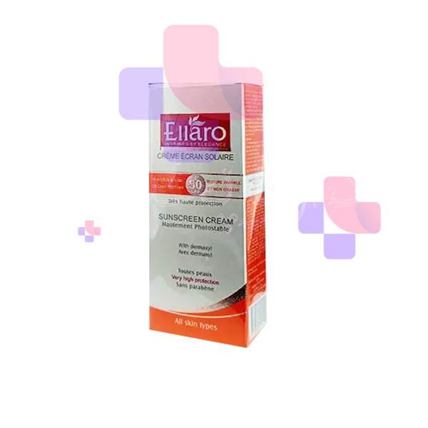 کرم ضد آفتاب SPF50 انواع پوست بی رنگ الارو