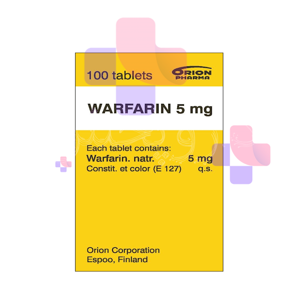 قرص وارفارین اریان فارما 5میلی گرم