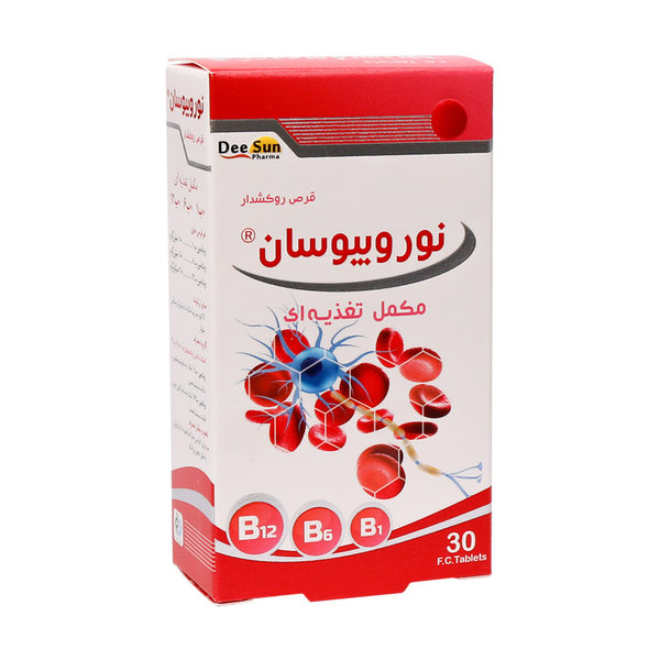  قرص روکشدار نوروبیوسان دی سان فارما 30 عدد