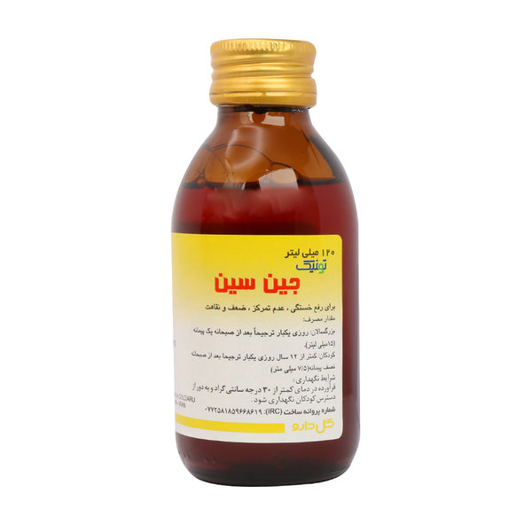  تونیک جین سین گل دارو 120 میلی لیتر